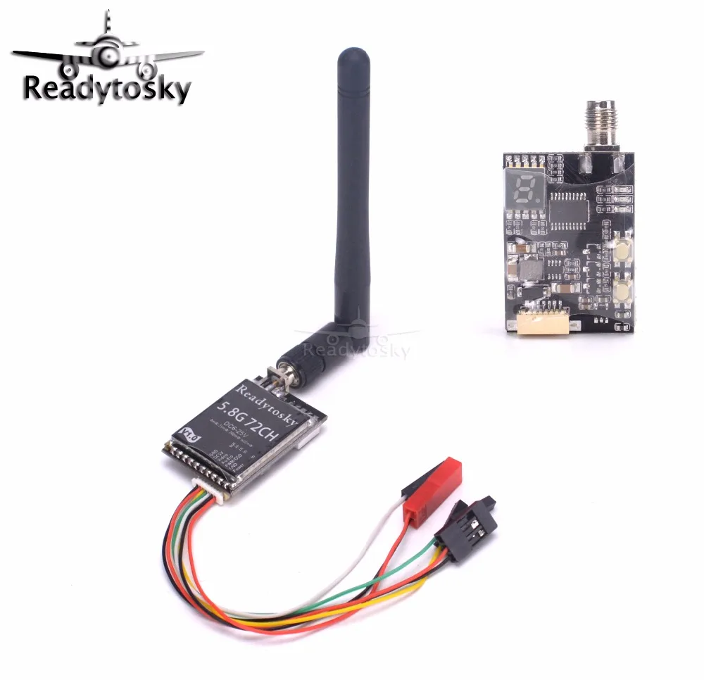 

ReadytoSky 5.8Ghz 72CH 25mW 200mW 600mW Switchable FPV AV Transmitter for TX801 Racing Drone