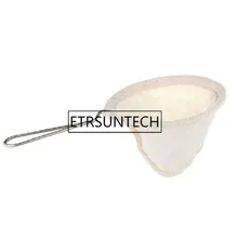 Мешки для фильтра кофе с ручкой из нержавеющей стали фланелевые многоразовые фильтры для кофе и чая