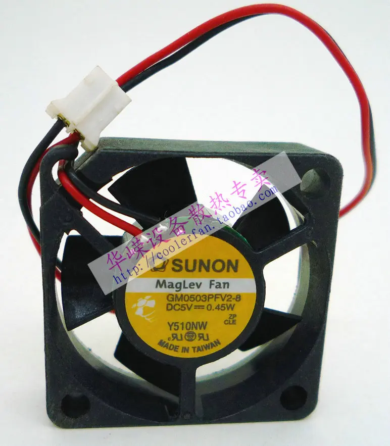 Новый оригинальный SUNON GM0503PFV2-8 3010 5 в 0 45 Вт 3 см 30*30*10 мм 2 линии бесшумный вентилятор