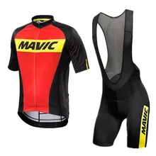 

MAVIC 2018 Summer Short Sleeve Cycling Jersey Quick Dry Team Ropa Ciclismo MTB bicycle Bib Shorts Set Road Bike Clothes D1220