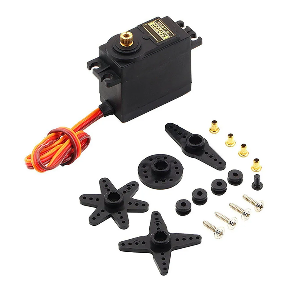 

MG995 180° High Torque Metal Gear RC Servo Motor For Boat Helicopter Car Set plating hardened screwdriver For helicopter toys