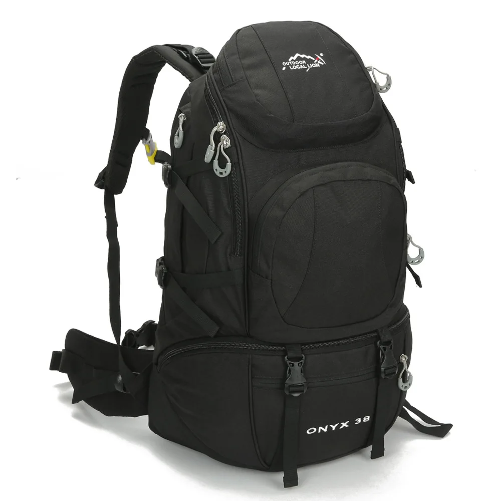 

LOCAL LION Big Volume Backpack for Men and Women Professional Outdoor Bag Waterproof Climbing Mountain Backpack Rucksacks 38L