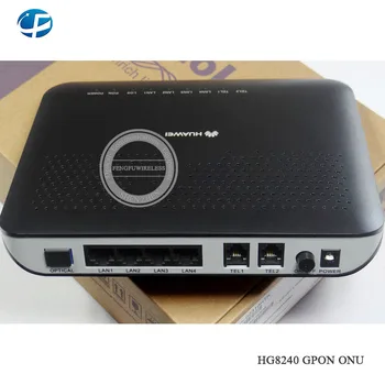 

10 PCS brand new HG8240 GPON ONU /ONT with 4FE+4LANS+WIFI port, highest speed, English firmware