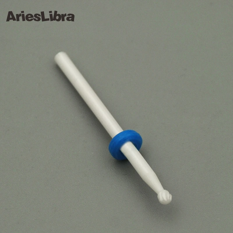 AriesLibra 10 шт. электрическая пилка керамический сверло для ногтей кутикулы круглая головка резак для дизайна ногтей Аксессуары для маникюра инструмент для полировки