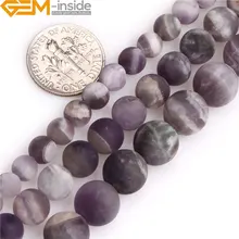 6 мм 8 мм 10 мм Матовый круглый натуральный аметист драгоценный камень полудрагоценные бусины для изготовления ювелирных изделий