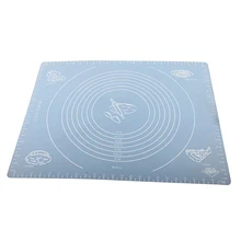 Большой силиконовый дорожный коврик для выпечки, шкала для духовки, тесто для завальцовки, желе для выпечки, коврик для выпечки, антипригарные Инструменты для выпечки