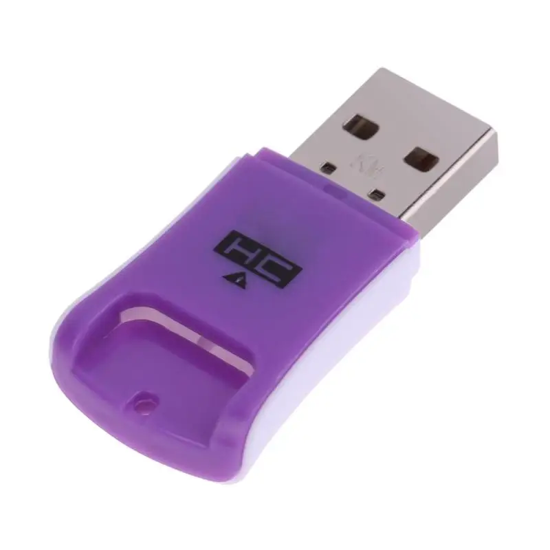 5 шт цвет случайный USB 2,0 кард-ридер для Micro SD TF кард-ридер аксессуары для ноутбуков