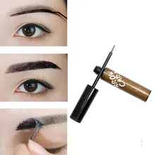 3D натуральный Отшелушивающий бровей Гель-карандаш коричневый тени для бровей разрывая водостойкий макияж ручка 3 цвета с трафарет для бровей