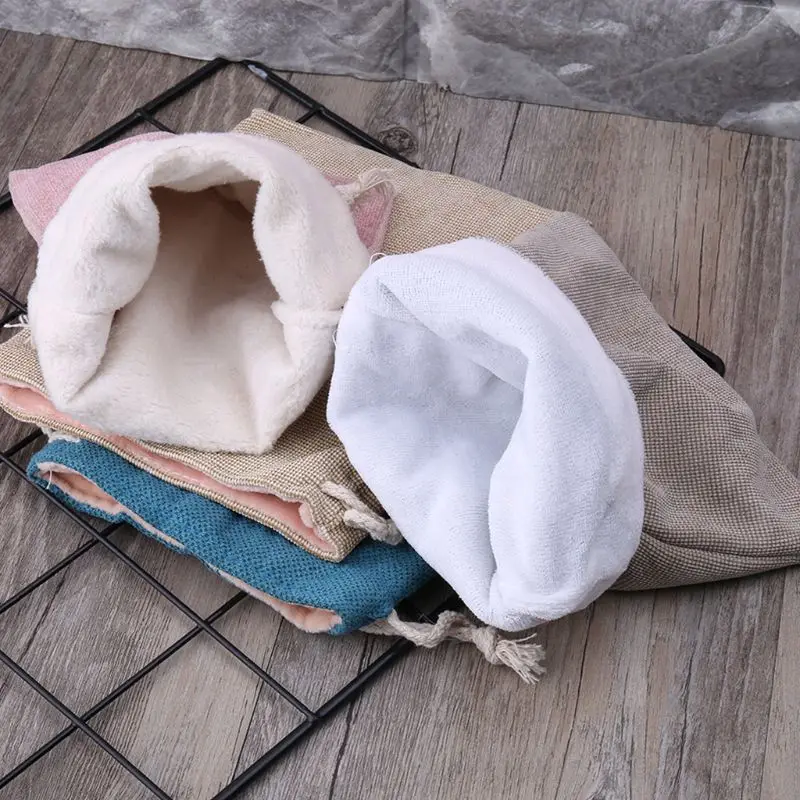 

Slingshot Storage Bag Fleece Fabric Portable Outdoor Hunting Shooting Tactical Catapult Tackle Organizer Soft Thick Protector