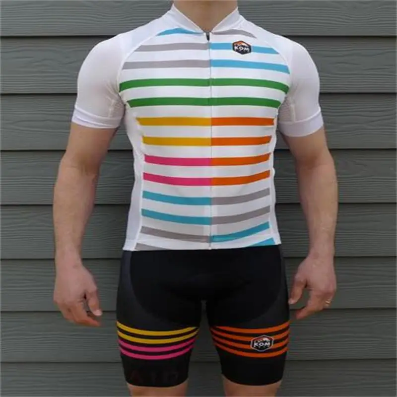 2018 pro komraid team cycling jersey Summer short sleeved outdoor