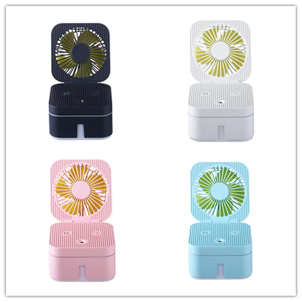 

Compact Water Mist Fan USB Water Spray Cooling Fan Small Portable Air Conditioner Humidification Cooling Fan Handheld Fan