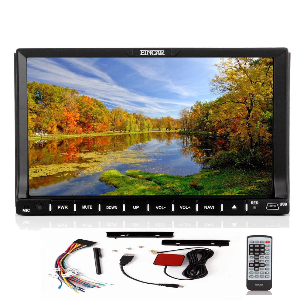 Cheap Radio Audio Stereo BT MP5 Auto Navigator USB Logo 3D win8 Sub RDS Car DVD Player MP3 8GB GPS Map Capacitive 2 Din 9