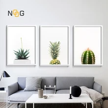 NOOG Poster Cactus Pineapple Plants Leaves Wall Art Canvas Painting Nordic Posters And Prints Wall Pictures For Living Room NOOG Poster Cactus Pineapple Plants Leaves Wall Art Canvas Painting Nordic Posters And Prints Wall Pictures For Living Room