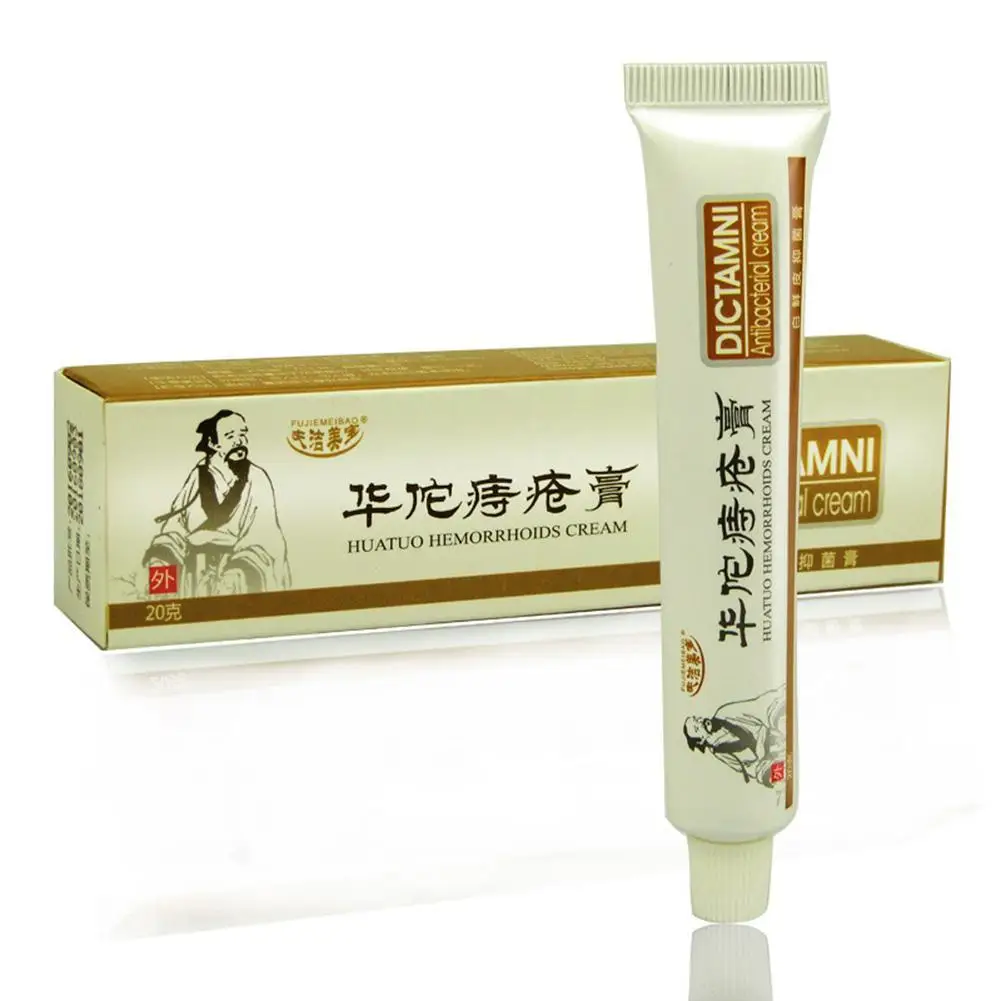 Эффективный травяной Лечение внутренний геморрой сваи геморроя внешний анальный трещины Хуа Туо крем - Цвет: 1 PC