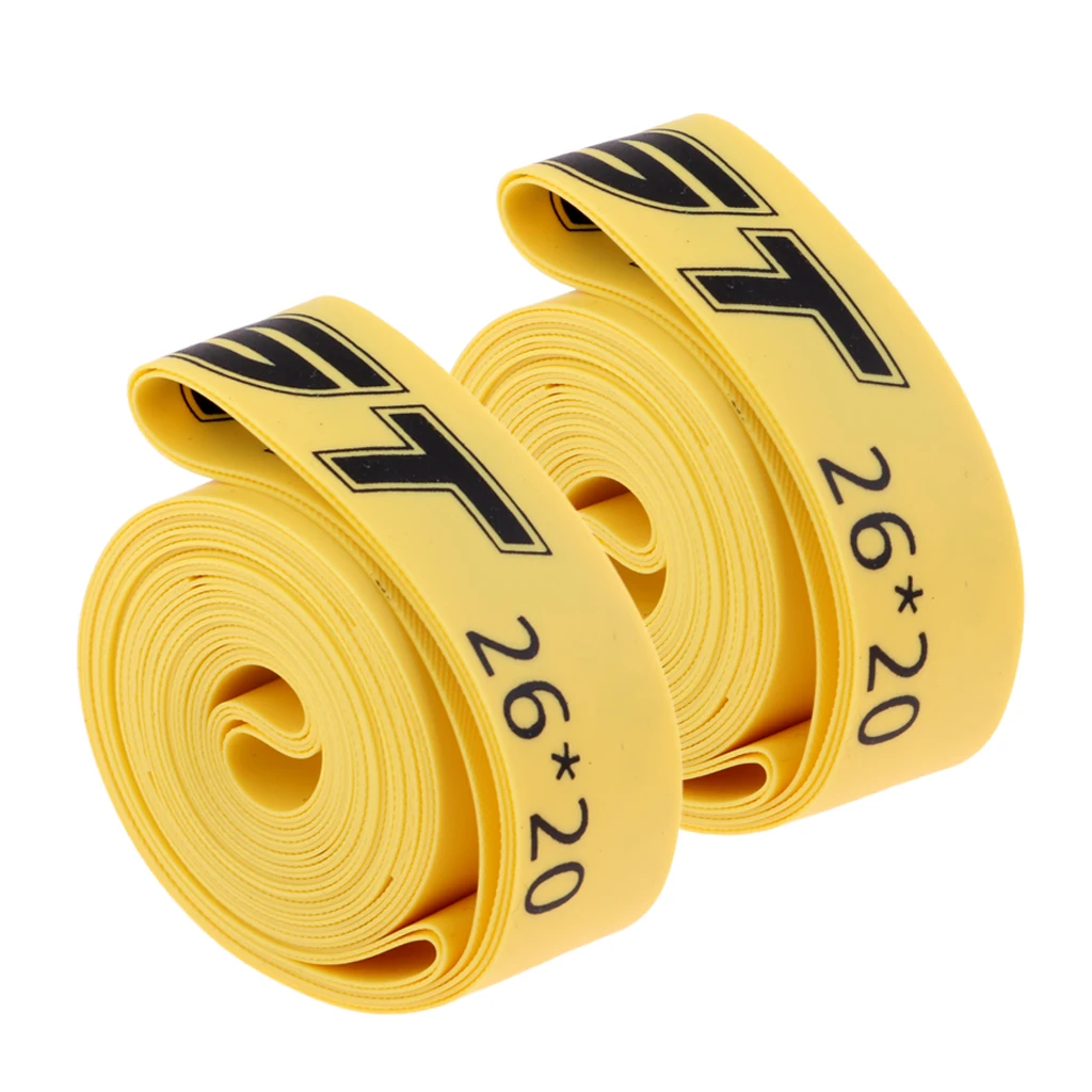 Perfeclan 2Pcs Mountain Bike Tire Liner Puncture Proof Belt MTB Bicycle 26' Bicycle Parts