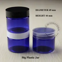 50 г пластиковая банка для крема бутылки лица крем-маска контейнеры Разделение баночки для крема Cosmtic Упаковка для сливок 30 шт./лот