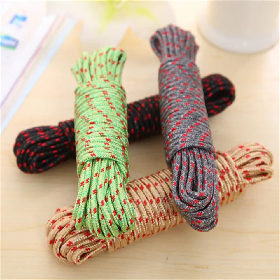 5mm BRAIDED POLYPROPYLENE POLY ROPE CORD YACHT BOAT SAILING CLIMBING 