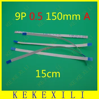

100X New FFC FPC flat flexible cable 9PIN 0.5mm pitch 9 pin Forward Length 150mm Width 5mm Ribbon Flex Cable Free Shipping