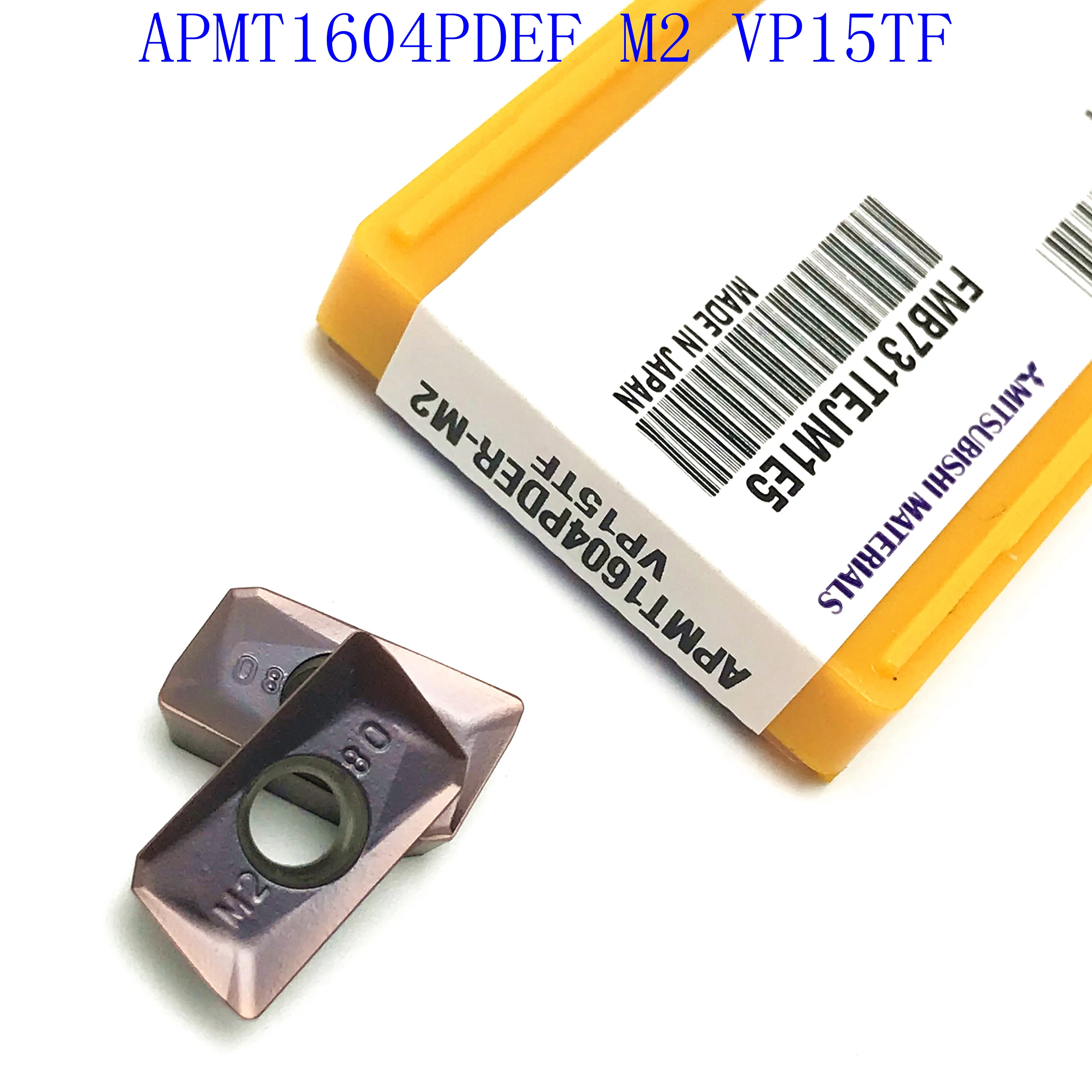 

20PCS Carbide Tool APMT1604PDER M2 VP15TF Face Milling Cutter, Milling Machine Fitting Milling Tool.