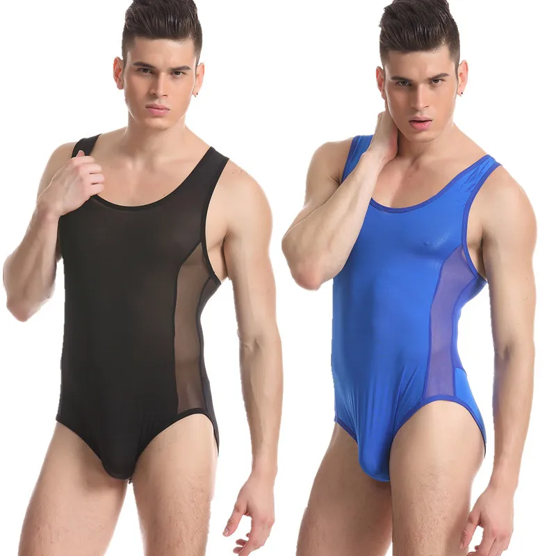 E669 men's underwear male ultra thin slim one piece underwear male sexy