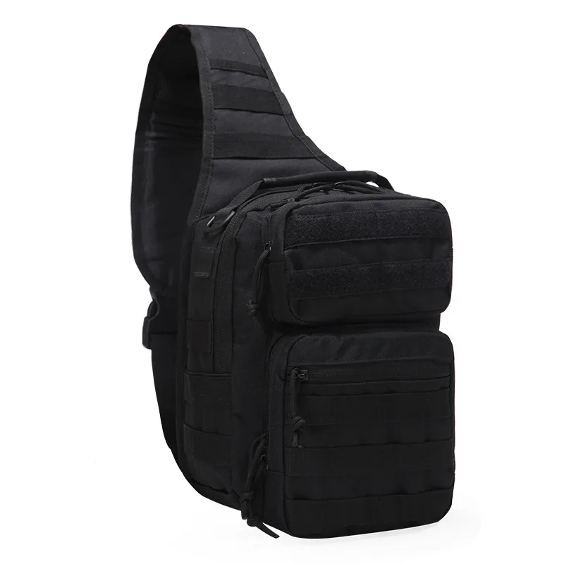 

High Quality Men Military Assualt Sling Back Pack MOLLE Waist Belt Pack Shoulder Cross Body Bag Riding Rucksack Nylon Chest Bags