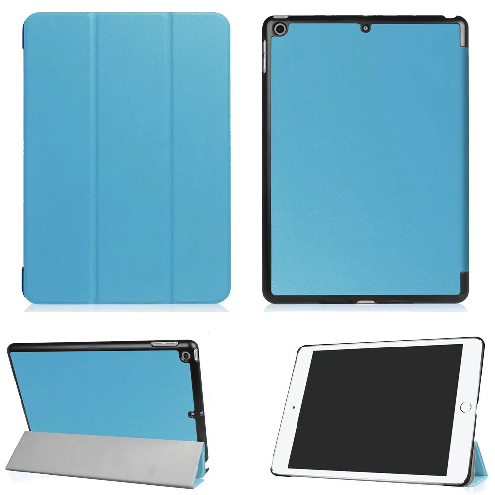 Magnetic Case Cover for iPad 9.7 inch 2017 2018 Release Model A1822 A1823 A1893 A1954 Leather Flip Case Stand Tablet Smart Cover (1)
