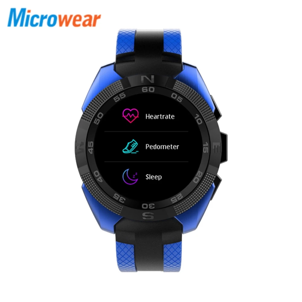 Microwear L3 Smartwatch Bluetooth 3 0/4 0 Высокое разрешение ips сердечного ритма/монитор сна |