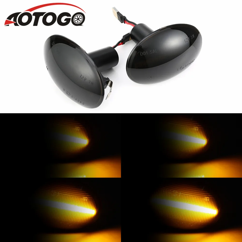 2 шт. для BMW MINI Cooper R55 R56 R57 R58 R59 CL-R56-LSM-SM светодиодный динамический боковой маркер