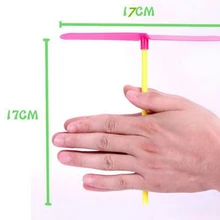 12 шт. новинка пластиковый бамбук пропеллер наружная игрушка детский подарок Летающий