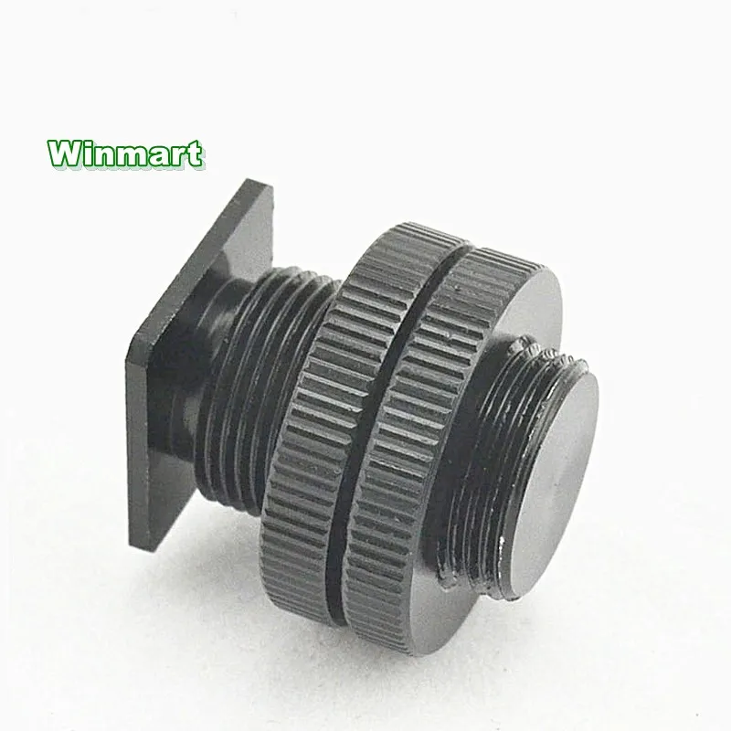 

1/4" female 5/8" male Camera Screws Shockproof clip Hot Shoe base