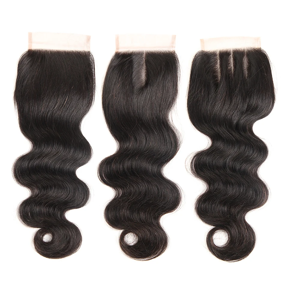 Sleek Malaysian BOdy Wave With Closure Free/Middle/Three Part Non Remy Human Hair Weave 3 Bundles With Closure Sleek Malaysian BOdy Wave With Closure Free/Middle/Three Part Non Remy Human Hair Weave 3 Bundles With Closure