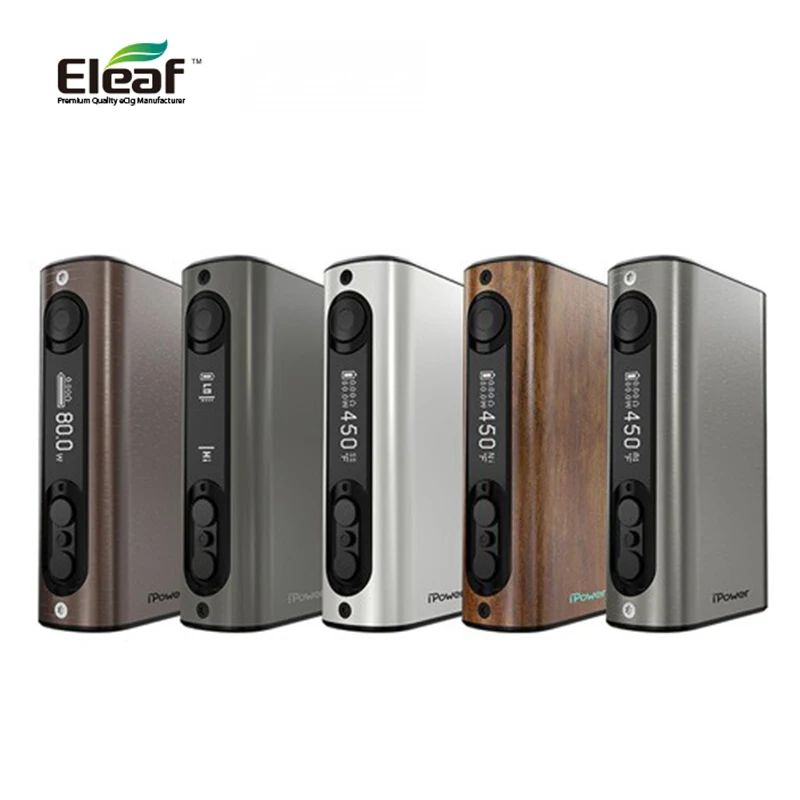 

Original Eleaf iPower 80W 5000mAh build in battery Temperature Control ipower electronic cigarette battery on Sale