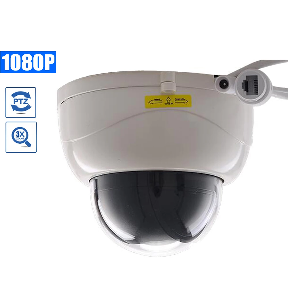 OwlCat SONY322 HD 1080 P Крытый IP PTZ купол Камера 2.0MP 3X зум Автофокус 2,8-8 мм объектив безопасности Камера ИК Onvif P2P CCTV Камера