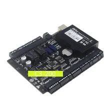 C3-200 плата управления доступом интегрирована с CCTV пожарной сигнализации настроить двухдверный двухсторонний пульт управления доступом