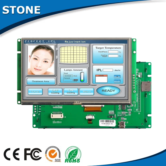 12.1 inch TFT display software lcd screen monitor