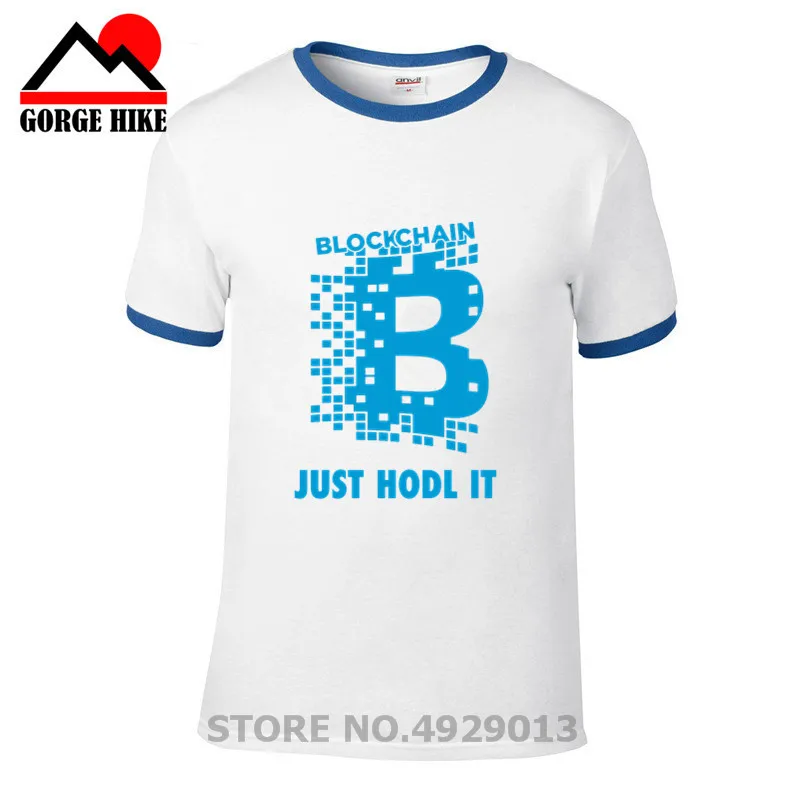 3D Print Costume Men's T-Shirt Breathable Just Hodl It For Men Novelty Camisetas Hombre Summer Bitcoin Cryptocurrency Hiphop Tee