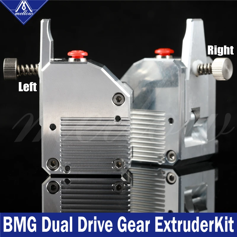 Pаспродажа Mellow Высокое качество двойной шестерни NF цельнометаллический Bmg экструдер Боуден двойной привод экструдер для 3d принтер Mk8 Cr 10 Prusa I3 Mk3 Ender 3