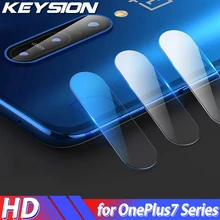 KEYSION Back Camera Lens Tempered Glass For Oneplus 7 Pro 6 6T 5 5T HD transparent Glass Lens Protector Film For One Plus 7 1+7