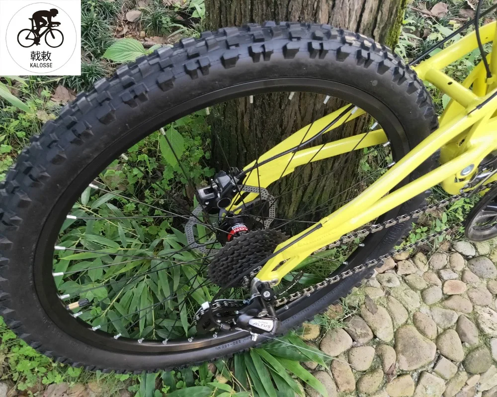 Perfect 165mm travel soft-tail bicycle  bike  20X110mm hubs   26er mountain bicycle  24 speed Hydraulic brakes 19