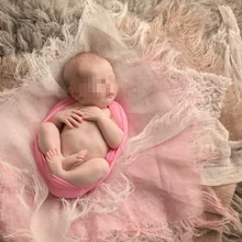 Наряд для фото новорожденных одеяло из мешковины Опора мешковины слоев для новорожденных наряд для фотосессий мини мешковины наполнитель корзины писака
