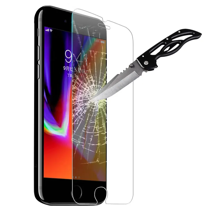 OTAO Gehärtetem Glas Screen Protector Film Für Apple iPhone X 8 7 6 6S Plus 5S SE 5C 4S Gehärtetem