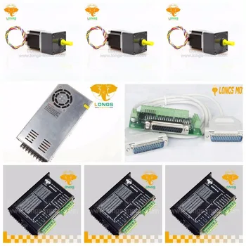 

Longs Motor DE Ship 3axis Gearbox motor 15:1 Ratio Nema23 stepper motor 3000oz-in 3.0A-23HS8430AG15 CNC Router