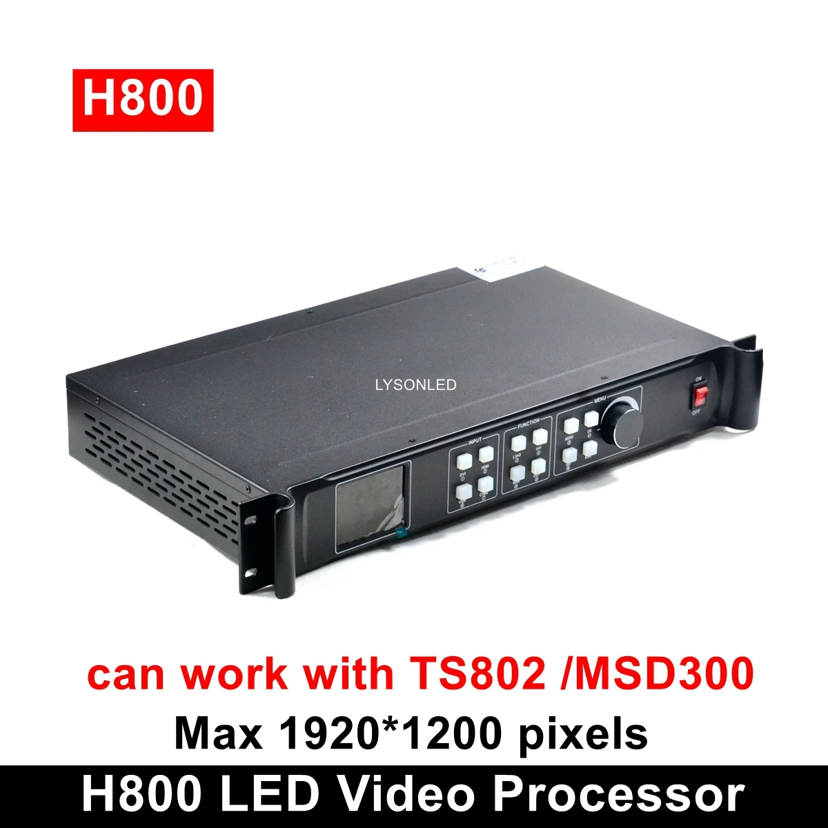 

H800 Professional LED HD Video Processor , H800 LED Display Screen Video Processor Compatiable with MSD300 & TS802 Sending Card