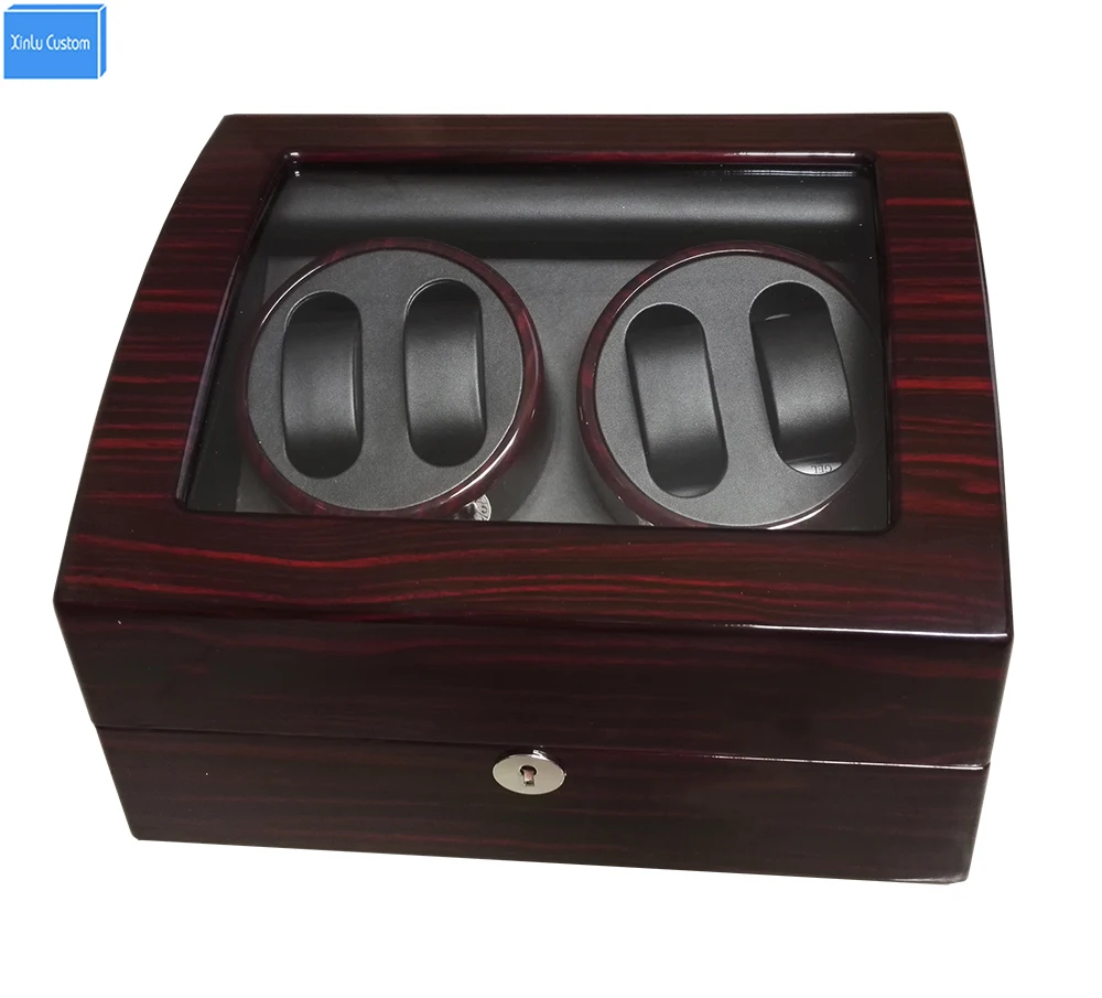 Luxury Automatic Watch Winder Box 4+6 Mechanical Watch Winder Wood