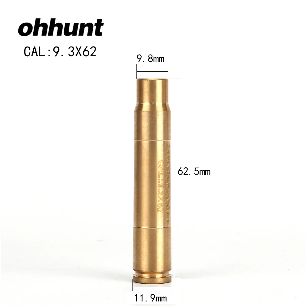 ohhunt CAL 9.3X62 Cartridge Red Laser Bore Sighter Boresighter Sighting Sight Boresight Colimador For Hunting Rifle | Спорт и