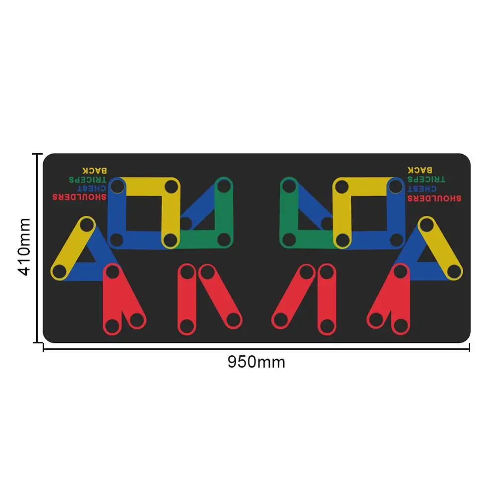 Push Up Rack Board 9 in 1 Body Building Fitness Exercise Tools Men Women Push-up Stands For GYM Body Training Drop Shipping