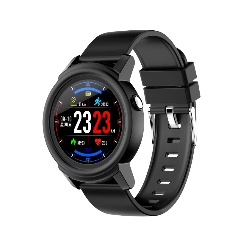 

DY02 1.3' Full HD IPS Circular Screen band heart rate Monitor Multi-language Sport Mode Fitness Tracker Smart Watch