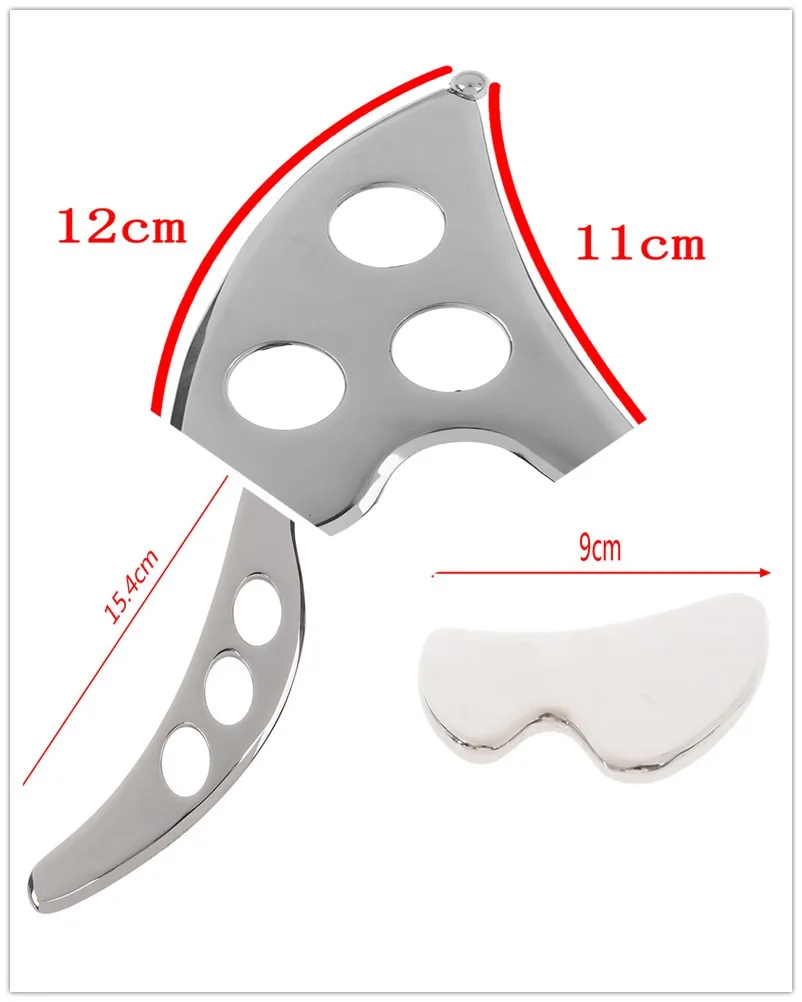 304 массажер Gua Sha Guasha из нержавеющей стали, скребок для физической терапии, массажный аппарат Меридиан для мышц, спа-доска, инструмент