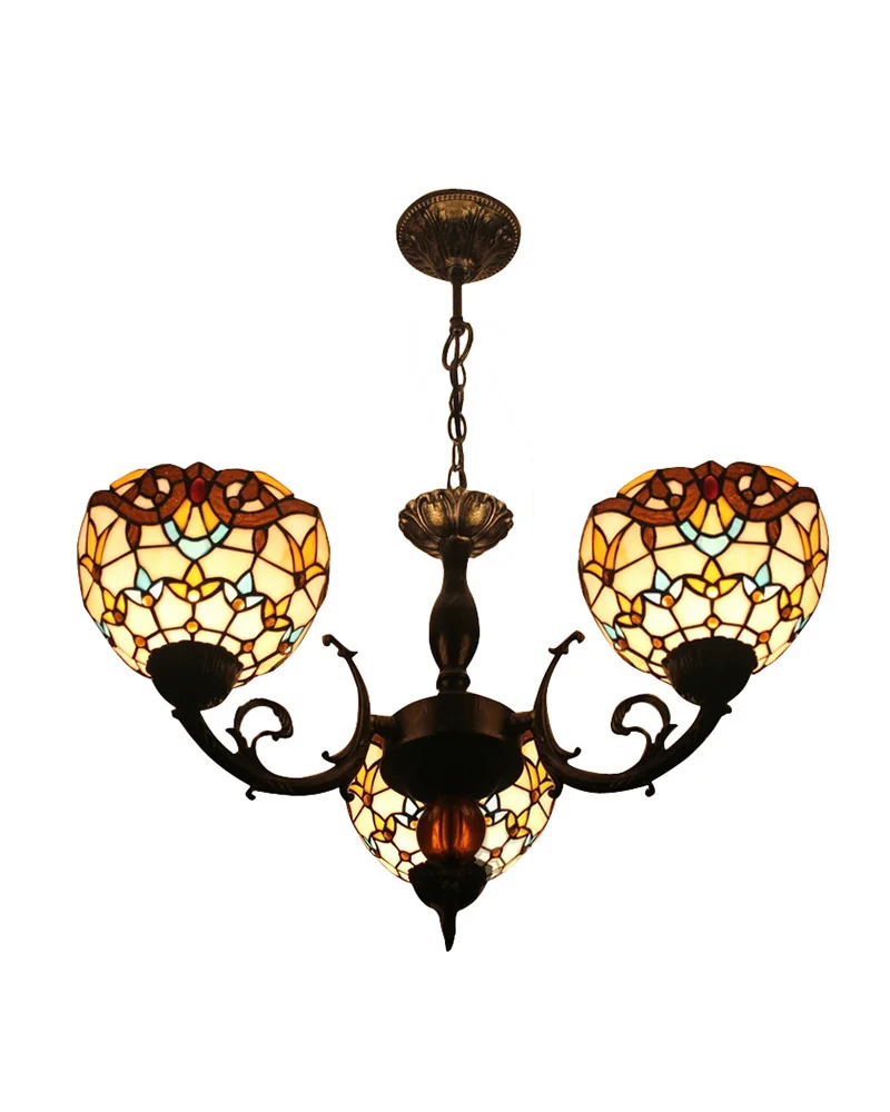 Us 22725 25 Offfreies Schiff Kronleuchter Lampe Tiffany Glasmalerei Meditteranean Mit 3 Lichter Meer Stil Schlafzimmer Dekoration No8s201 In
