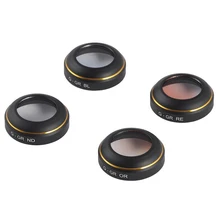 4 Pack RC aviones de Cuatro ejes Graduado Filtro de La Lente Lente de La Cámara Filtros para Mavic Pro Drone DJI (4 en 1 Gradiente)